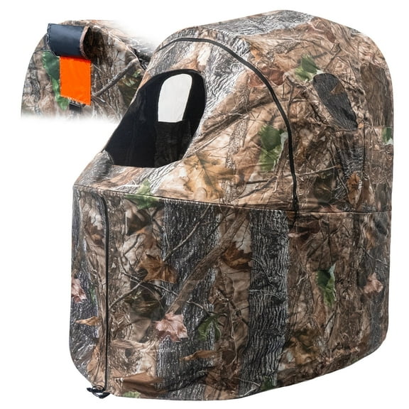 Hunting Blind,Lightweight Portable Ultra-Compact Easy-Setup 1-Person Tent Chair Ground Blind,Portable Durable Blind for Turkey and Deer Hunting