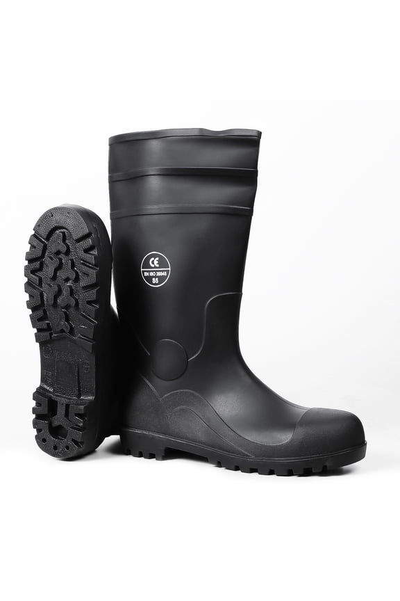 Hunting Boots with Steel Shank for Men & Women Rubber Waterproof Rain Boot Outdoor Boot for Farming Gardening Fishing Hunting US 13