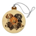 thumbnail image 1 of Hunting Breed Dogs Wood Christmas Tree Holiday Ornament, 1 of 7