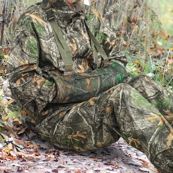 Hunting Camo Hand Muff Insulated Camo Hand Warmer Pouch Cold Weather Hunting Hands Muff Gear for Hiking Camping Outdoor Sports$$Sport & Recreation Other