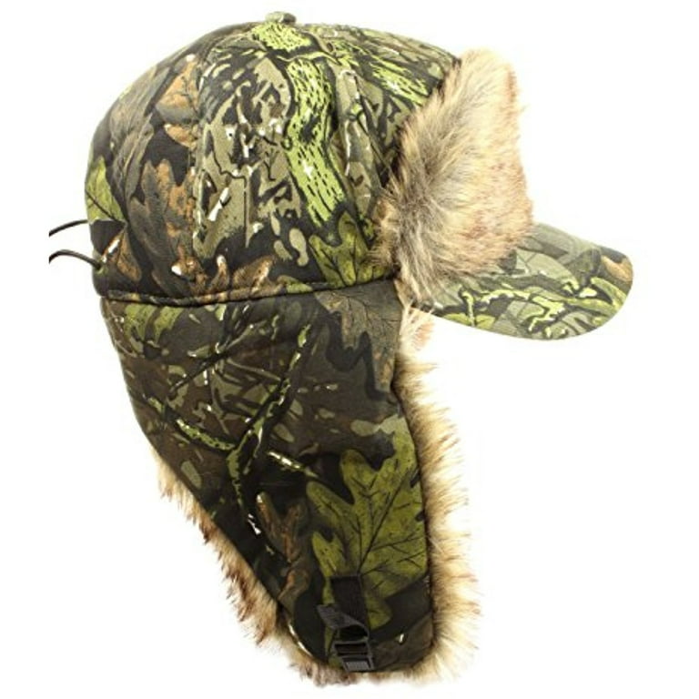 Hunting Camo Hats Russian Winter Style Trapper Type Earflap Hat Stalker