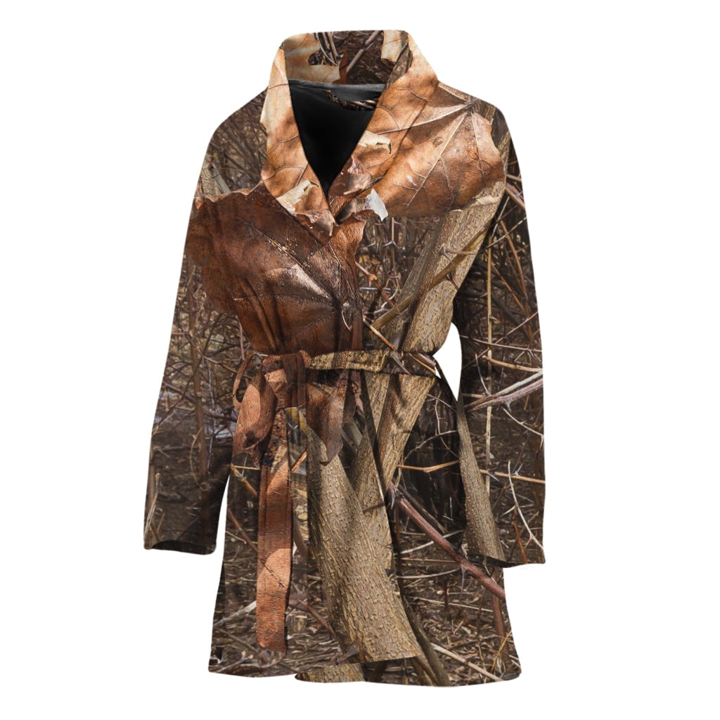 Hunting Camo Pattern Women Bathrobe One Size Univeral Fits, Hunter ...