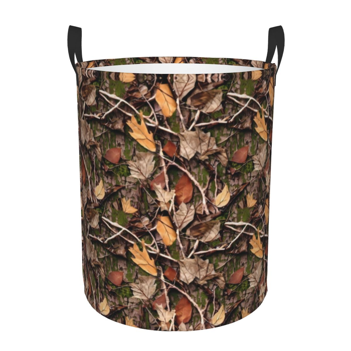 Hunting Camo Tree Camouflage Pattern Laundry Basket Collapsible Large