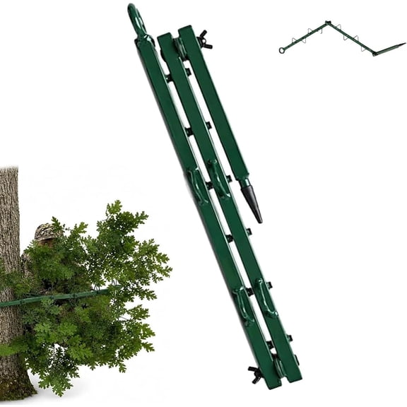 Hunting Camouflage Branch Stand, Portable Adjustable Multi-Hook Camouflage Blind Holder, Hunting Accessory Portable Quick Setup for Deer, Turkey Tracking, Camping