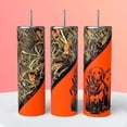 thumbnail image 1 of Hunting Camouflage Dog 20 oz insulated drinking tumbler coffee beverage hot/cold, 1 of 1
