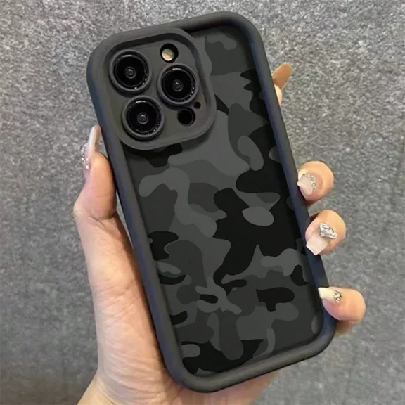 Hunting Camouflage Tough Iphone Case Stylish Appearance Shockproof Protective Phone Cover Durable Tpu Scratch-Resistant Cover Case for Iphone 17 Pro Max 16 15 14 13 12 Pro Max  Samsung Galaxy S26 Ult