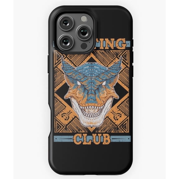 Hunting Club Tigrex Monster Gamer Action Video Game iPhone 11 12 13 14 15 16 17 Pro Max Case