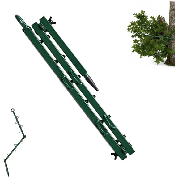 Hunting Concealment Branch-Screening Stand, Multi-Hook Camouflage Blind Holder, Adjustable Portable Camo Cover Tree Stand Blind Kit for Deer Turkey Hunting, Outdoor Hunt Accessories