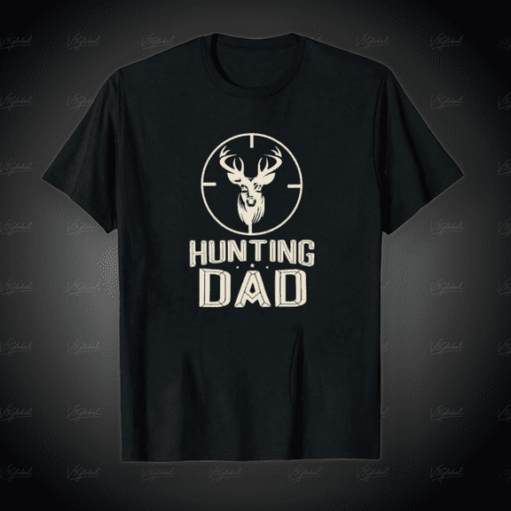 Hunting Dad Funny Fathers Day Gift For Hunter Father Unisex T-Shirt, for Men & Women, up to Size 5XL