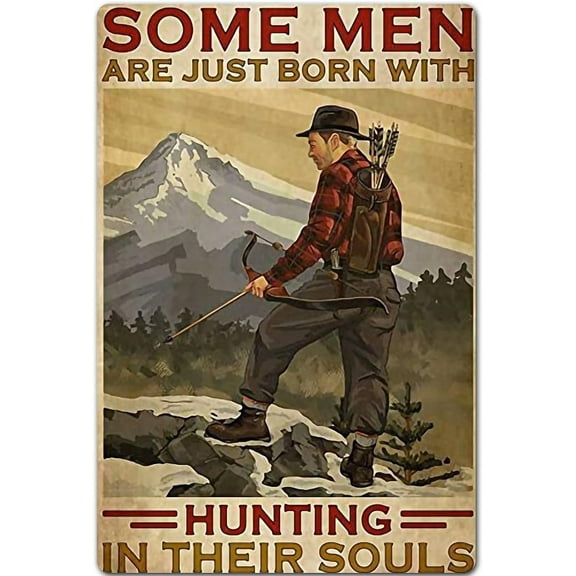 Hunting Diamond Art Kits for Adults Beginners Some Men Are Just Born With The Hunting Diamond Painting Kits for Adults DIY 5D Diamond Art Kits Gem Art, Diamond Art for Adults 12X16 Inch