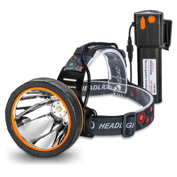 Hunting Friends LED Coon Huning Light High Lumen Headlight,Super Bright Rechargeable&Waterproof Head Lamp Searchlight for Hunting Fishing