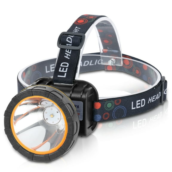 Hunting Friends Superbright Coon Hunting Lights,High Lumens LED Headlamp with 2 Light Modes Waterproof & Rechargeable Headlight Flashlight for Outdoor Hiking Hunting Fishing (Yellow Light)