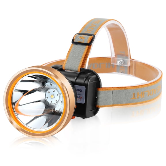 Hunting Friends Superbright Coon Hunting Lights,High Lumens LED Headlamp with 2 Light Modes Waterproof & Rechargeable Headlight Flashlight for Outdoor Hiking Hunting Fishing (White Light)