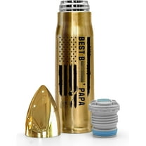 Hunting Gifts For Men - 17oz Stainless Steel Bullet Tumbler - Birthday, Christmas Gifts For Grandpa, Dad, Papa, Husband, Brother, Him - Papa gifts, Grandpa gifts, Funny gifts for men