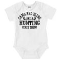 thumbnail image 1 of Hunting Girl's Thing Camo and Bling Bodysuit Jumper Girls Infant Baby Brisco Brands NB, 1 of 6