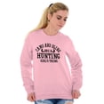 thumbnail image 1 of Hunting Girl's Thing Camo and Bling Women Crewneck Sweatshirt Brisco Brands 4X, 1 of 6