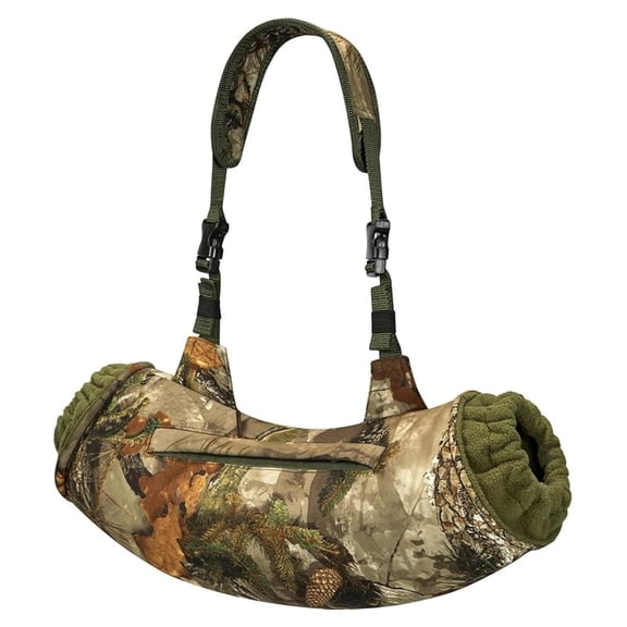 Hunting Hand Muff - Camo Hand Warmer Pouch for Cold Weather - Tree Stand & Saddle Hunting Accessories
