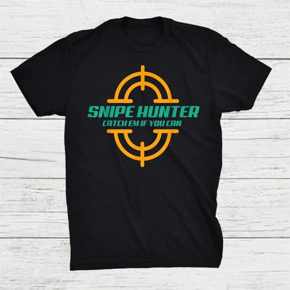 Hunting I Snipe Hunter I Huntress Hunter Jagdsport Shirt Gift Black Size up to 4XL