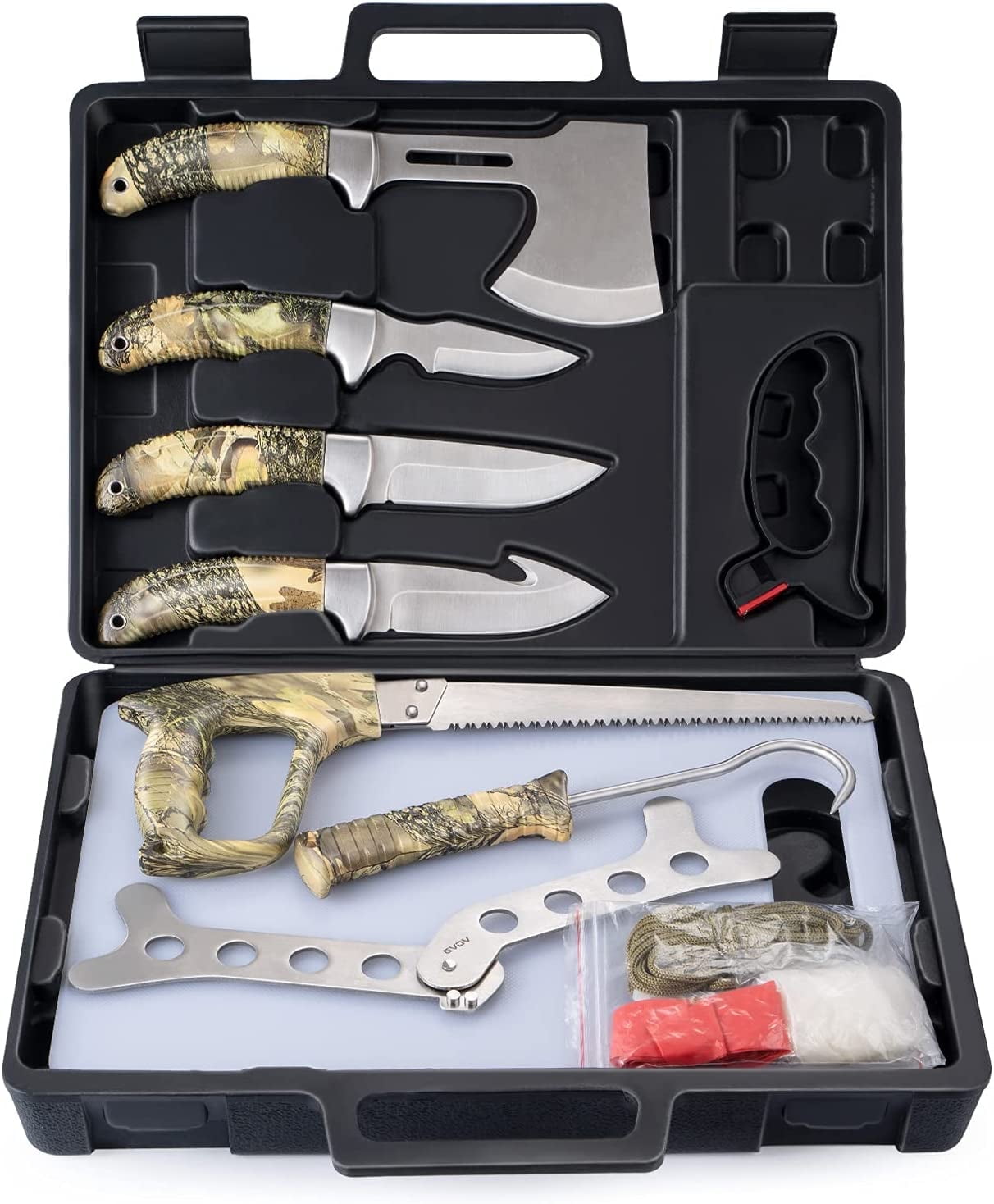 Hunting Knife Set, GVDV Field Dressing Gear Accessories Set for
