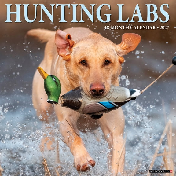 Willow Creek Press, Hunting Labs 2027 Wall Calendar