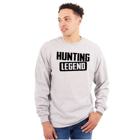 Hunting Legend Awesome Hunter Plus Size Long Sleeve Graphic Tee Shirt Brisco Brands 3X