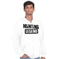 thumbnail image 1 of Hunting Legend Awesome Hunter Unisex Fleece Graphic Zip Up Hoodie Brisco Brands 4X, 1 of 5