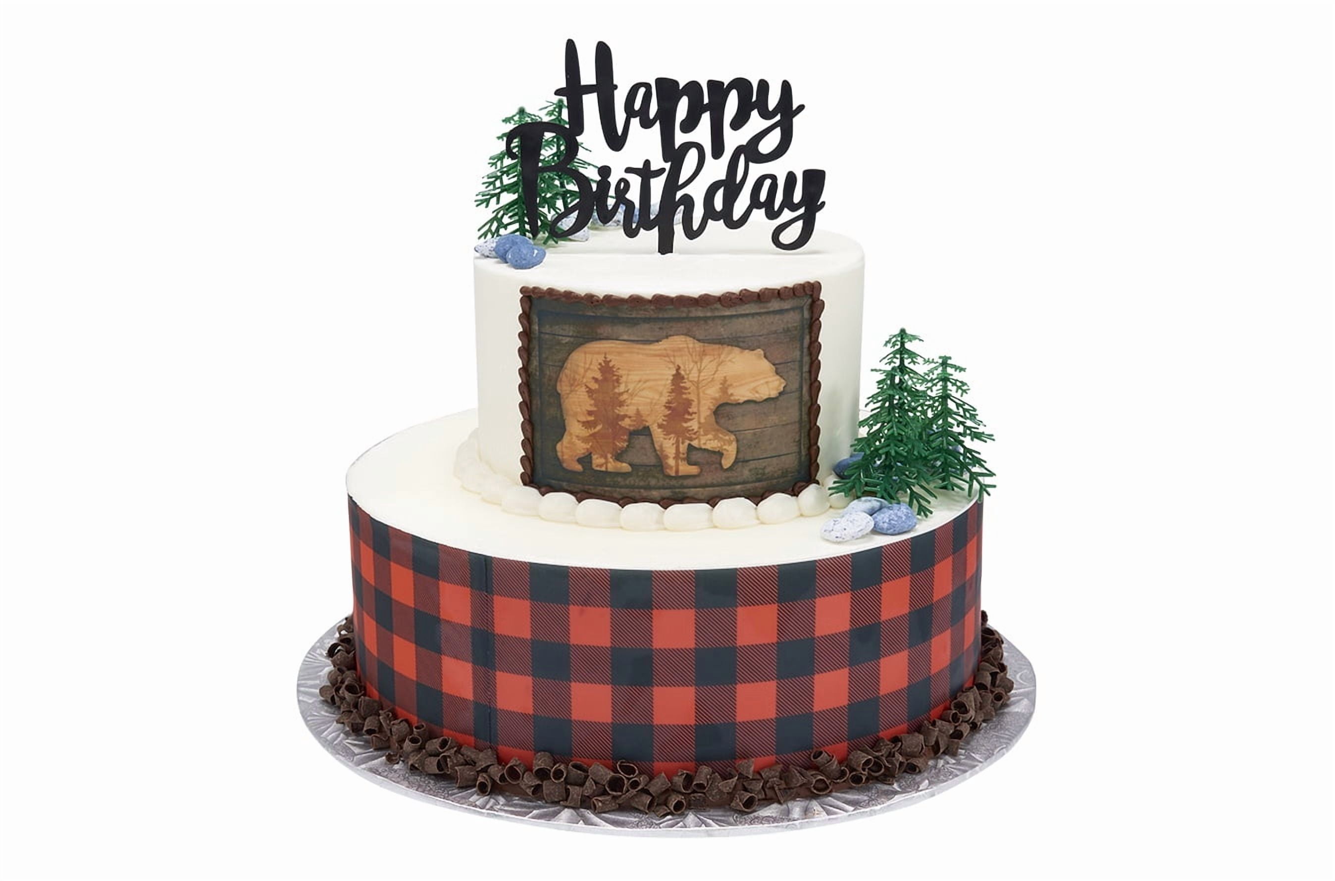 Hunting Lodge 2 Tier Cake