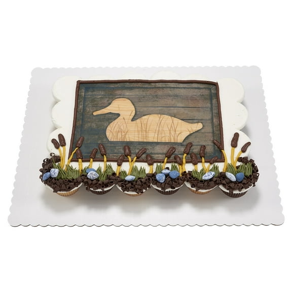 Hunting Lodge Cupcake Cake