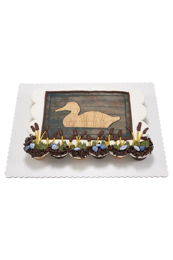 Hunting Lodge Cupcake Cake