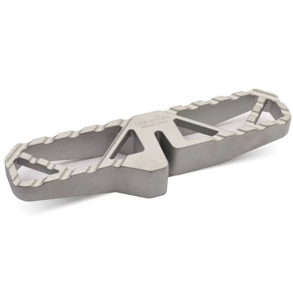 HME Secure Stable Durable Aluminum Portable T-Post Fence Step for Outdoor Activities with/Nylon Storage Pouch and Integrated Slot