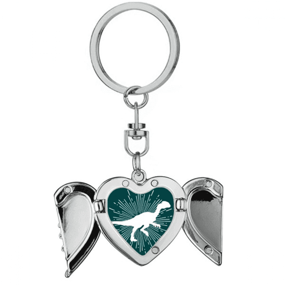 Hunting Meat Tracking Animals Heart Angel Wing Key Chain Holder