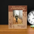 thumbnail image 1 of Hunting Personalized Wooden Frame 3 1/2" x 5" Brown (Vertical), 1 of 1