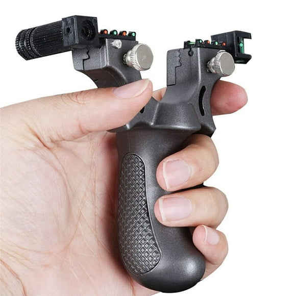 Hunting Professional Catapult Laser Slingshot With Rubber Aim Point Target