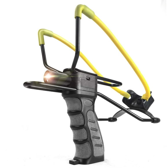 Professional Hunting Slingshot with LED Light - High-Power Wrist Rocket for Outdoor Target Shooting