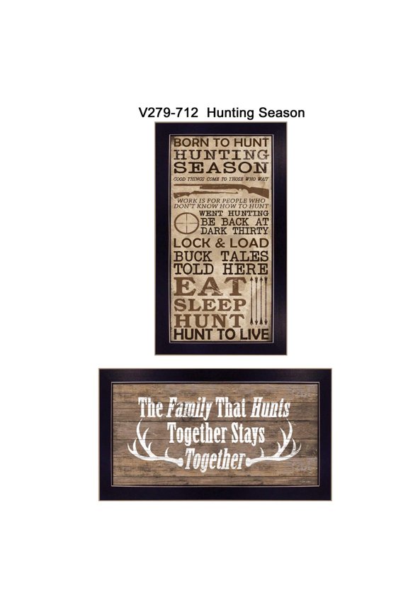 TrendyDecor4U Hunting Season Collection By Dee Dee Printed Wall Art V279-712