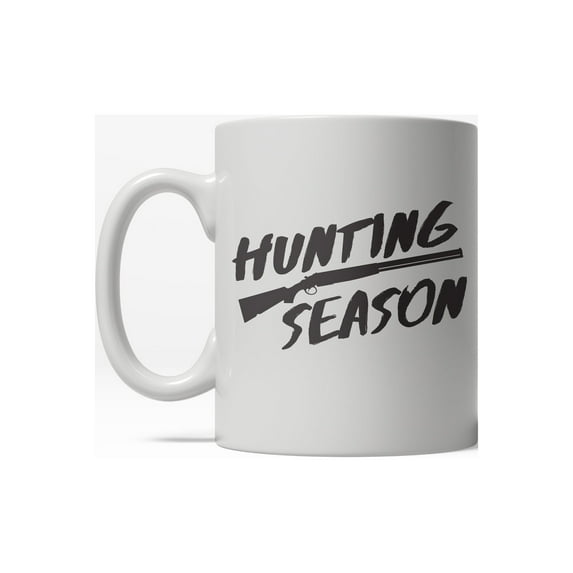 Hunting Season Funny Riffle Hunter Country Life Outdoors Ceramic Coffee Drinking Mug - 11oz