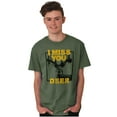 thumbnail image 1 of Hunting Season Miss You Deer Hunter Men's Graphic T Shirt Tees Brisco Brands X, 1 of 6