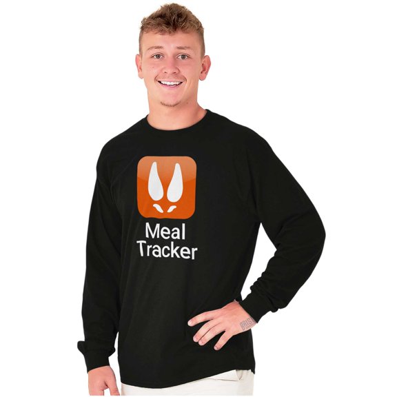 Hunting Season Pun Meal Tracker Long Sleeve TShirt Men Women Brisco Brands S