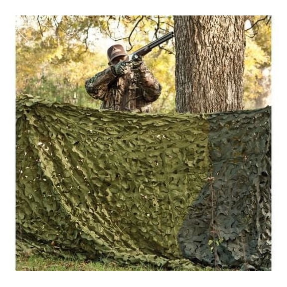Hunting Series Camouflage Netting - 10' X 20' - Woodland
