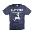 thumbnail image 1 of Hunting Shirt Funny Hunting Gifts Fast Food Shirt Hunting Joke Shirt Gift For Men Fathers Day Tee (Large Navy Blue), 1 of 6
