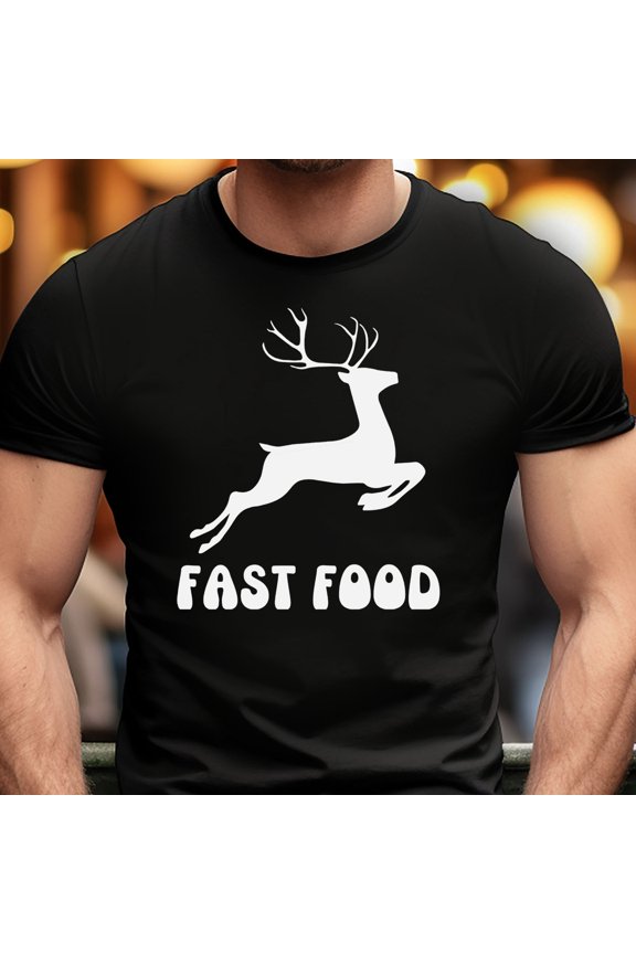 Hunting T-Shirt, Funny Hunting Shirt, Dad Hunter, Gifts For Hunters, Fast Food