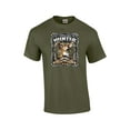 thumbnail image 1 of Hunting T-shirt American Hunter Whitetail Fever Deer Buck Wildlife Venison Hunt Elk Outdoors Tee Shirt-Military-Large, 1 of 4