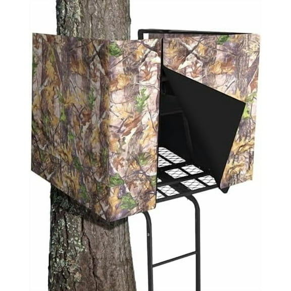 Hunting Tree Stand Blinds-Treestand Camo Blind Cover- Hunting Camouflage Ground Blinds with Zipper for Hunting Deer, Turkey (Frames Not Included)$$Other
