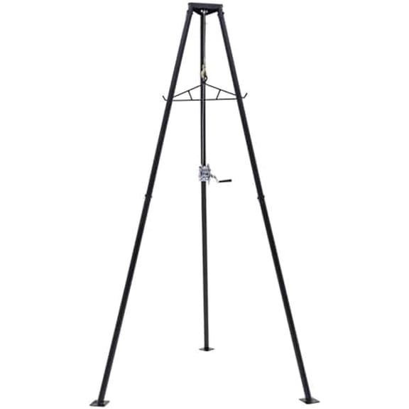 Hunting Tripod Game Hoist 500 lb Capacity with Gambrel & Winch for Cleaning, Skinning, Moving Game$$Other