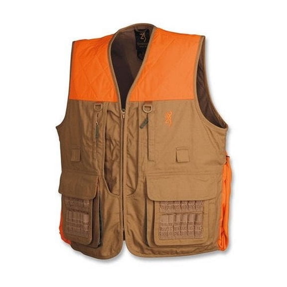 Hunting Upland Vest, with Blaze Trim, Field Tan, M