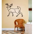 thumbnail image 1 of Hunting Vinyl Wall Decal - Buck Animal Hunting Hunter Man Gun Boys Kids Bed Room Sports 12 X 24 Inches, 1 of 1
