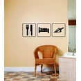 thumbnail image 1 of Hunting Vinyl Wall Decal - Eat Sleep Hunt / Buck Mens Hunter Hunting Sports Bedroom ation Ideas 6 X 18 Inches, 1 of 3