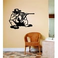 thumbnail image 1 of Hunting Vinyl Wall Decal - Hunter GunBoys Room 16 X 24 Inches, 1 of 1