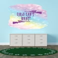 thumbnail image 1 of Hunting Wall Decals for Boys Bedroom - Hunting is for Girls Hunting DIY & Creativity Boy Girl Bedroom Wall Sticker - Size: 10 In x 6 In, 1 of 5