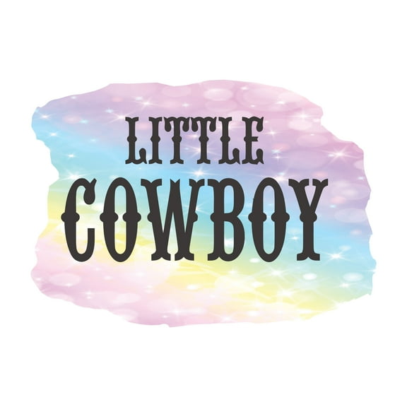 Hunting Wall Decals for Boys Bedroom - Little Cowboy Cowboy DIY & Creativity Boy Girl Bedroom Wall Sticker - Size: 10 In x 7 In